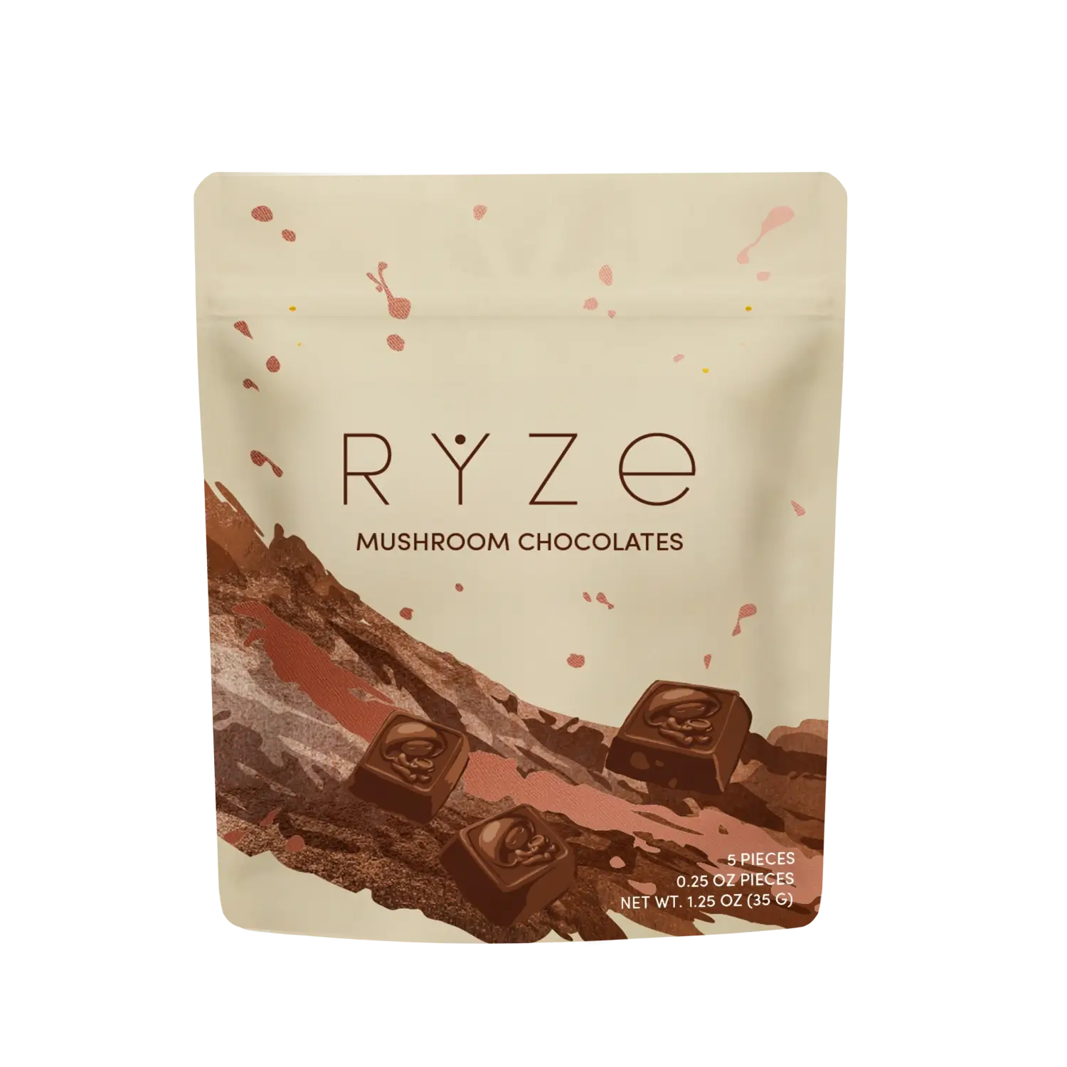 FREE Mushroom Chocolates Rye (5 pieces) X3