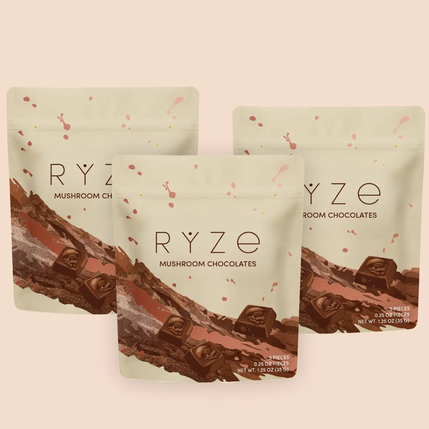 Mushroom Chocolates Rye (15 pieces) I6