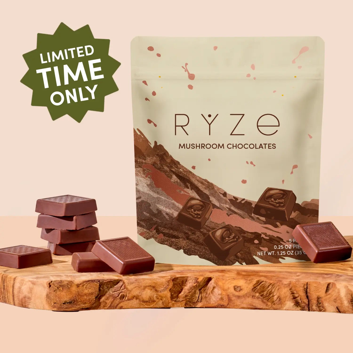 Mushroom Chocolates Rye (15 pieces) I6