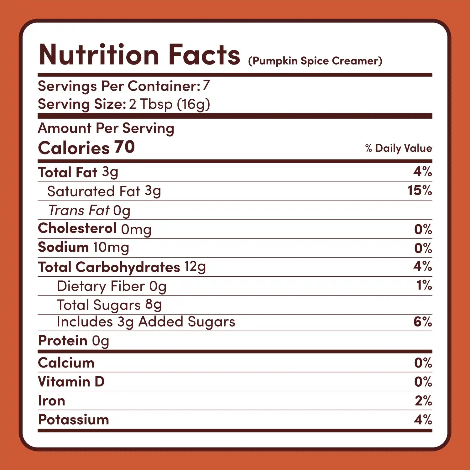 Pumpkin Spice Superfood Creamer Add-On (SPECIAL PRICING) I9