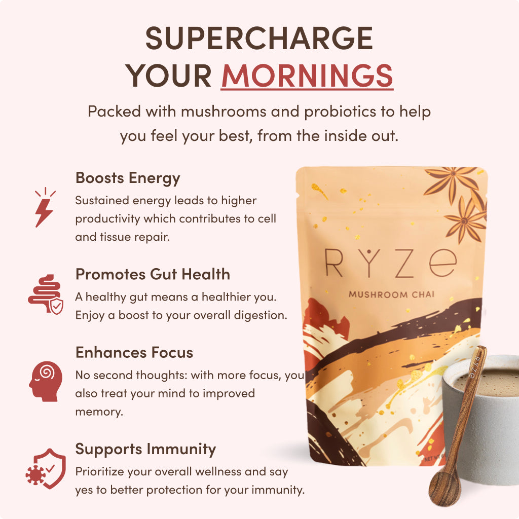 RYZE Mushroom Chai Starter Bag B0