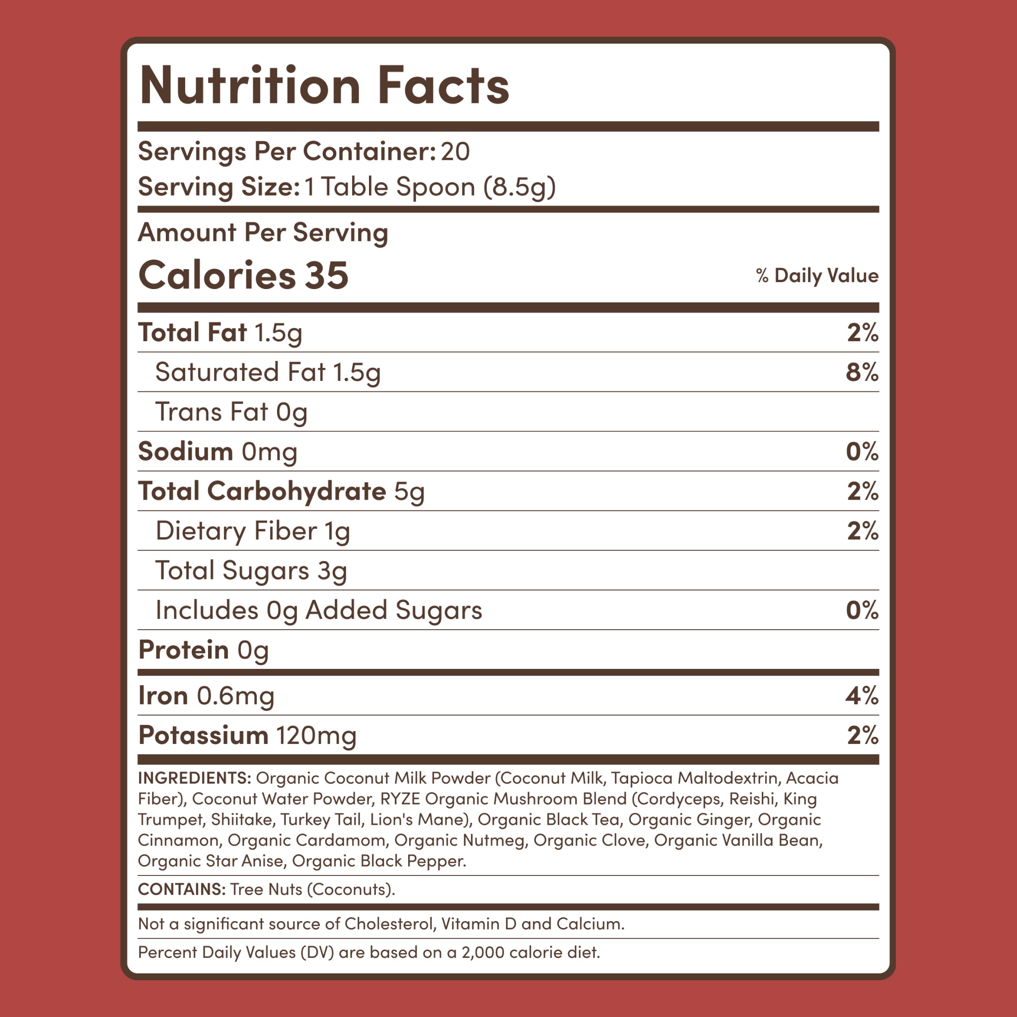 Mushroom Chai (20 Servings) C4