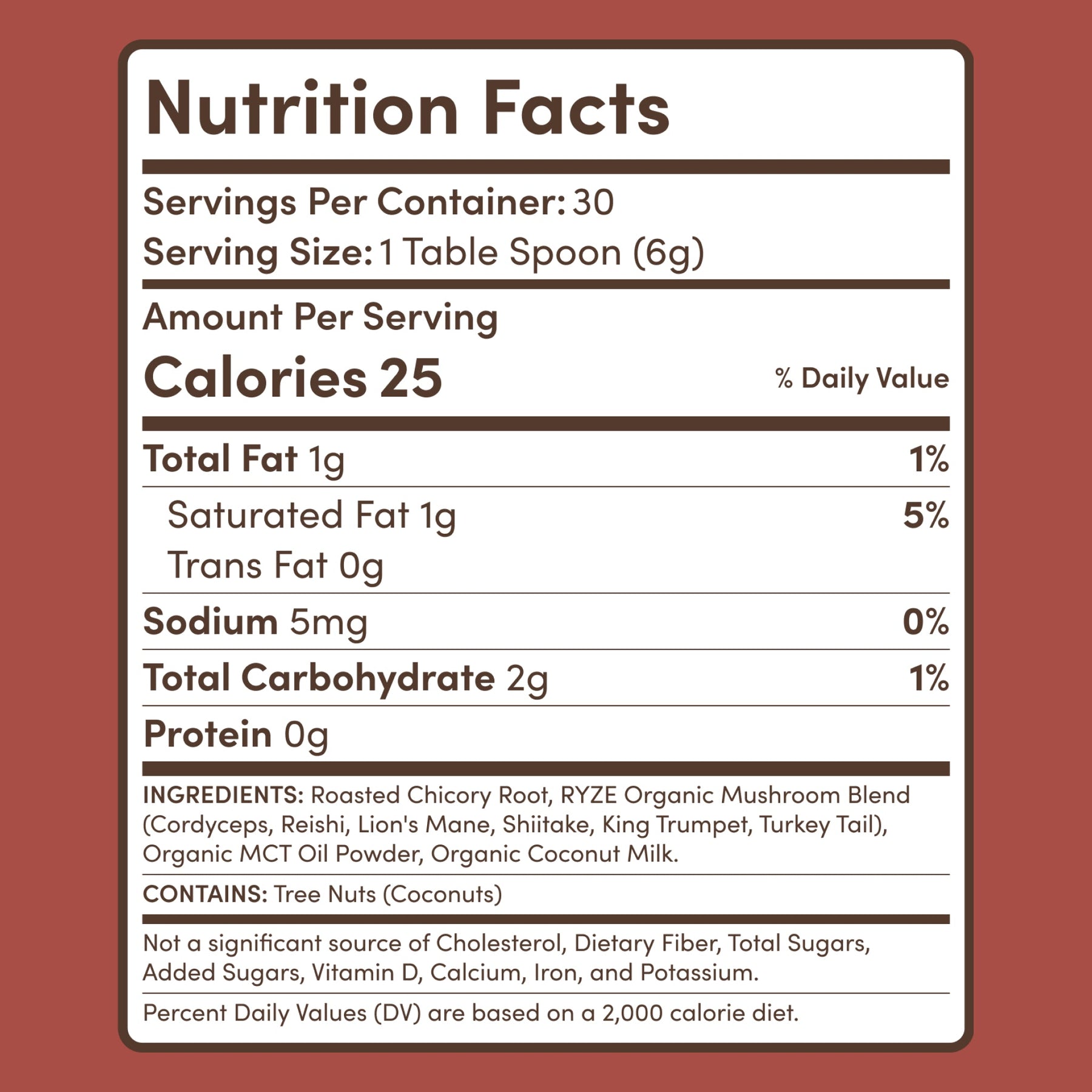 Mushroom Chicory (30 Servings) J2