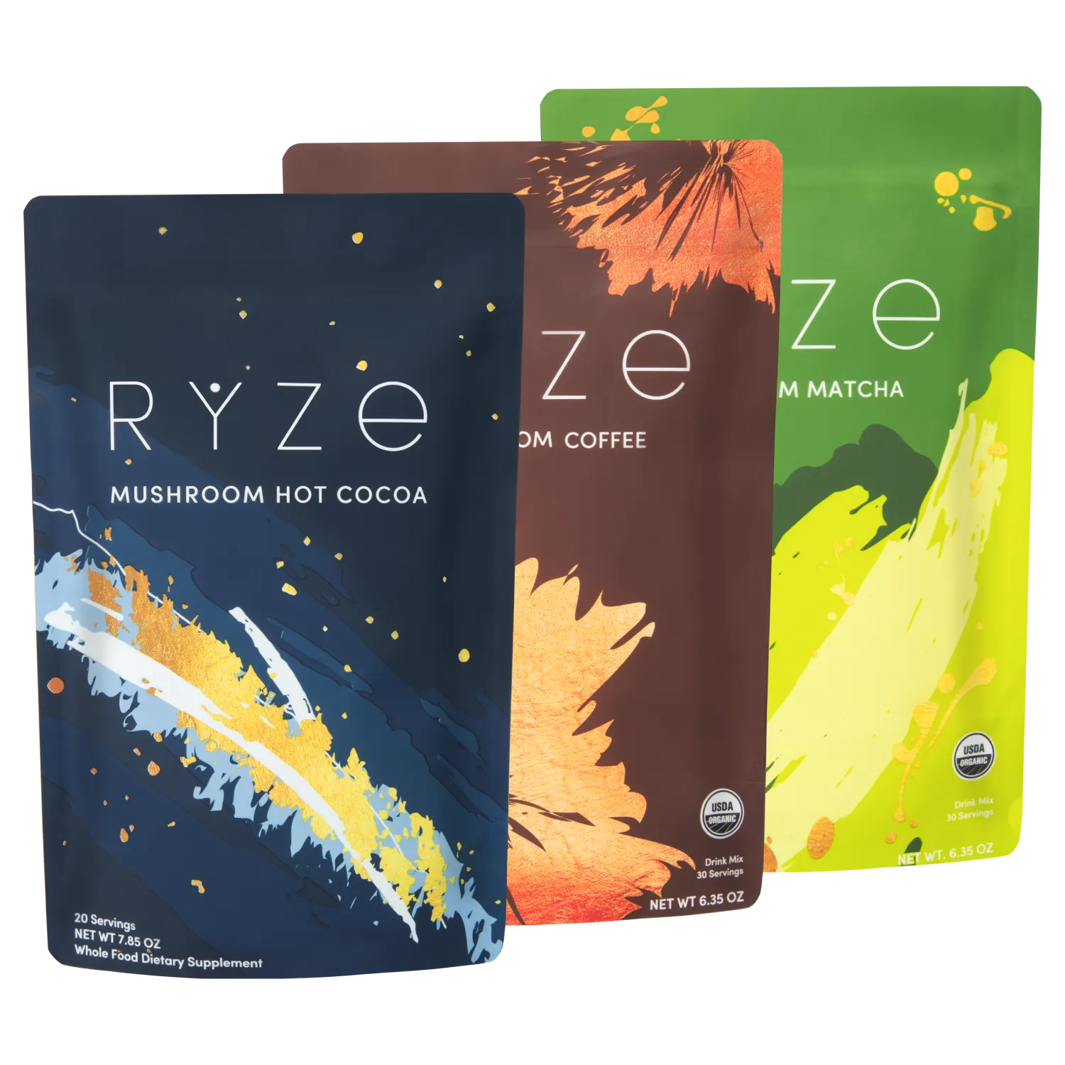 Ultimate Day + Night Bundle: Coffee + Matcha + Cocoa H2