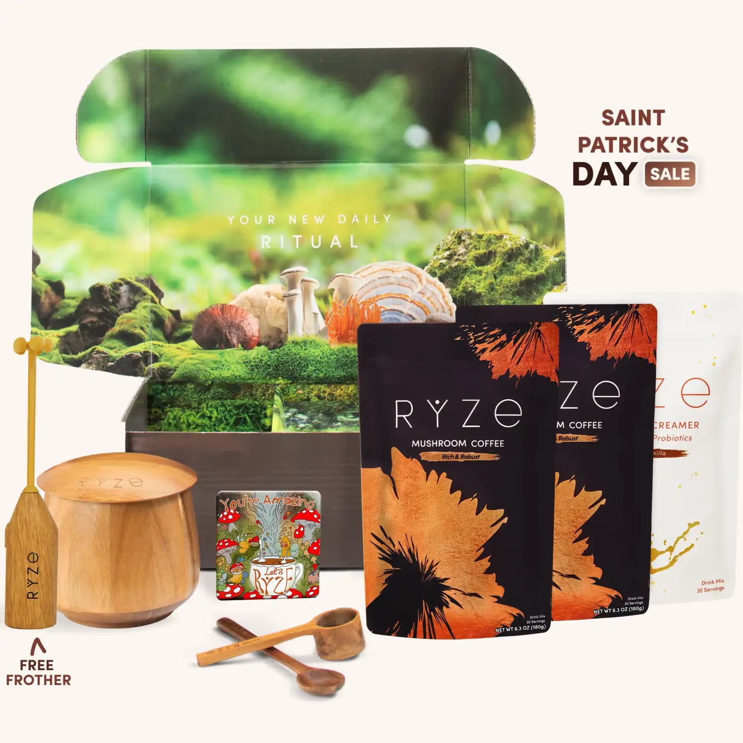 Mushroom Coffee Ritual Set E9