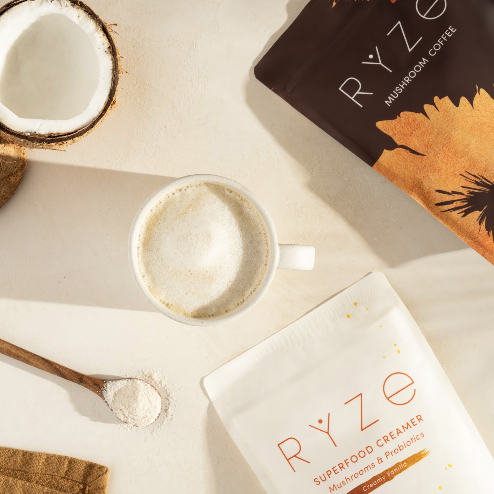 Vanilla + Mocha Superfood Creamer L2