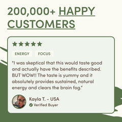 RYZE Mushroom Matcha — Organic Instant Matcha Latte with Lion's Mane & King Trumpet, 30 Servings T8