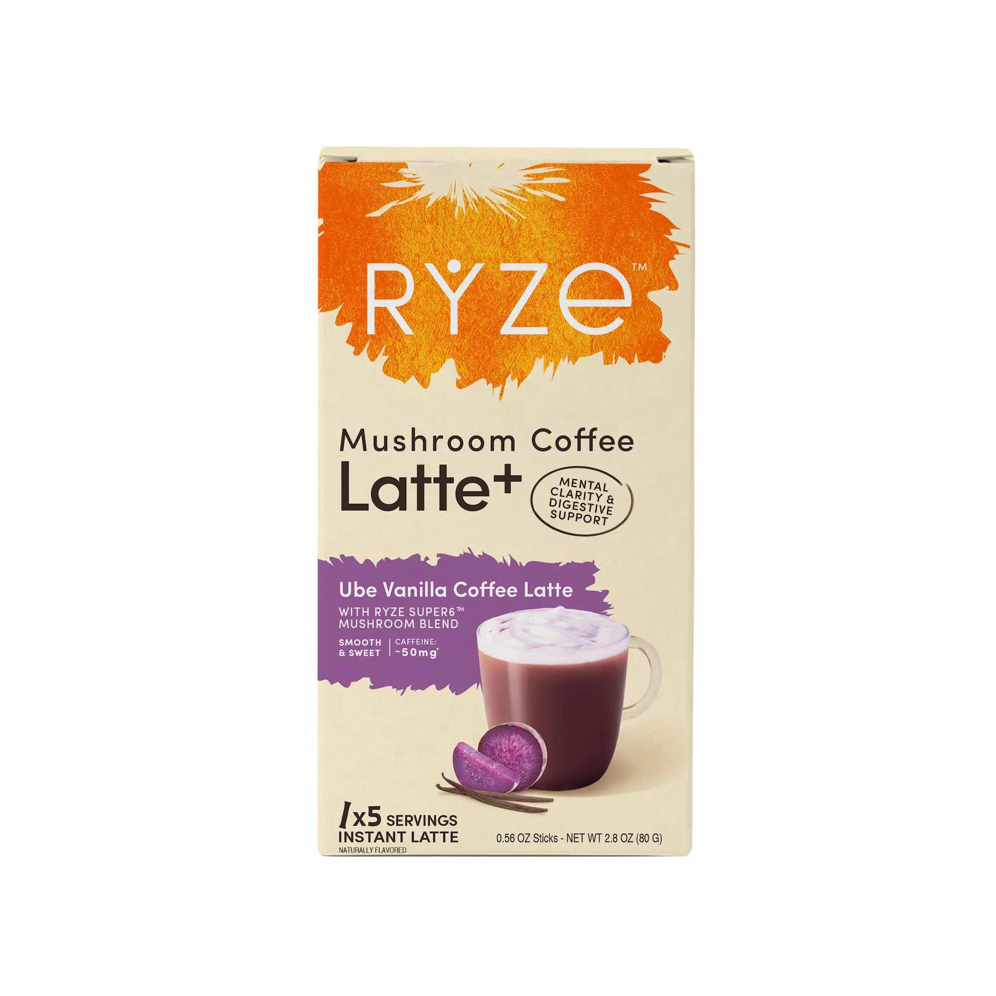 Ube Vanilla Coffee Latte Carton L5