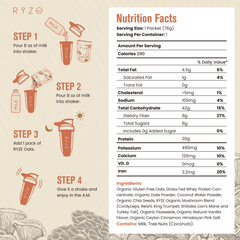 Mushroom Overnight Oats Pack (28 Servings) K2