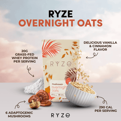 Mushroom Overnight Oats Pack (28 Servings) K2