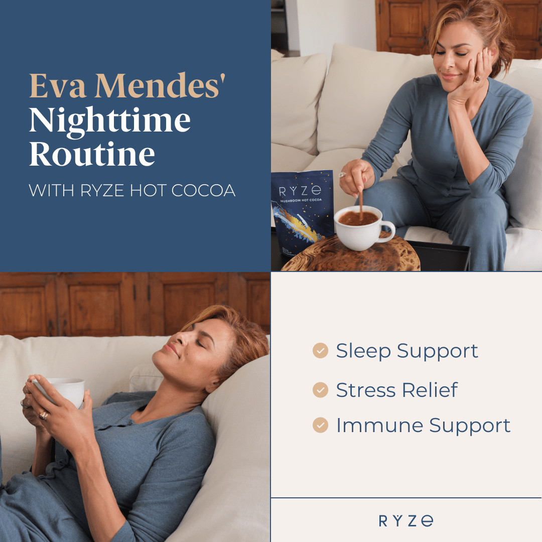 RYZE Hot Cocoa - with 6 Sleep Superfoods to Help Fall Asleep and Stay Asleep N4