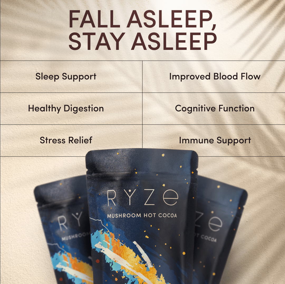RYZE Hot Cocoa - with 6 Sleep Superfoods to Help Fall Asleep and Stay Asleep N4