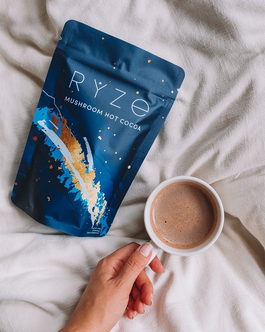 Try our Mushroom Hot Cocoa 50% OFF! O4